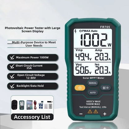 FR705E Photovoltaic Analyzer for Auto Testing (3.2 inch Display)