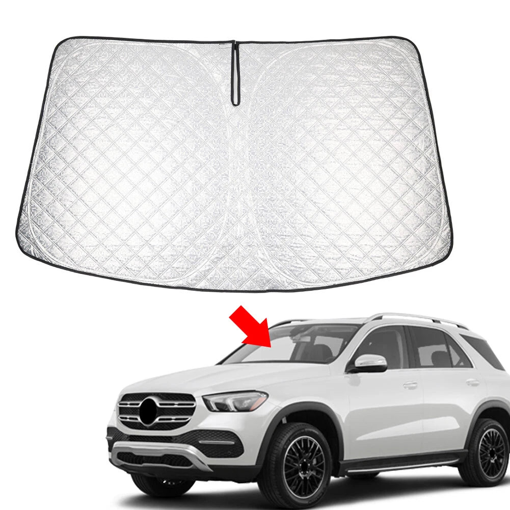 Foldable Windshield Sun Shade Visor for Mercedes Benz GLE 350 450 (2020–2024)