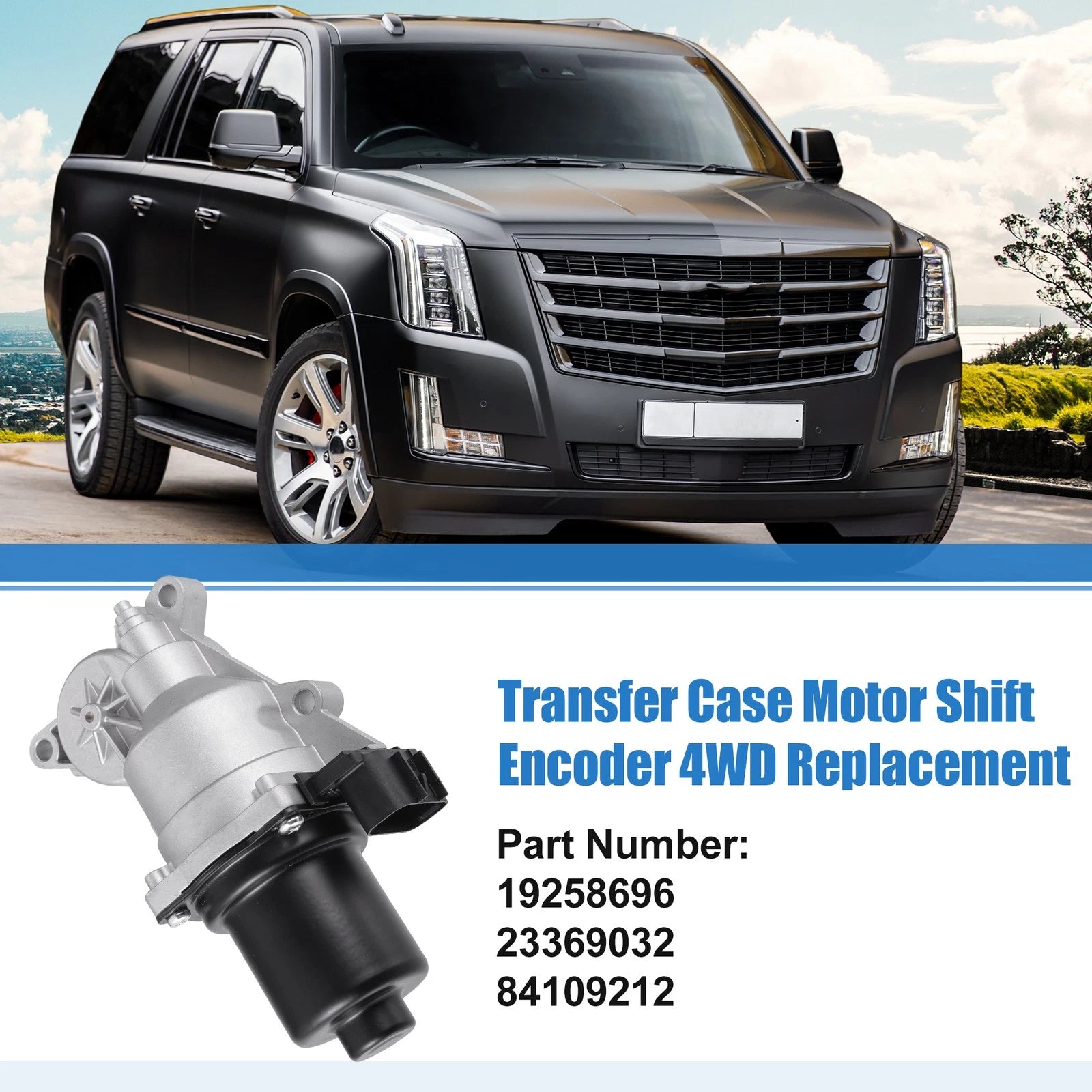 Auto Transfer Case Motor Replacement for Chevrolet Silverado 1500 (2007–2018)