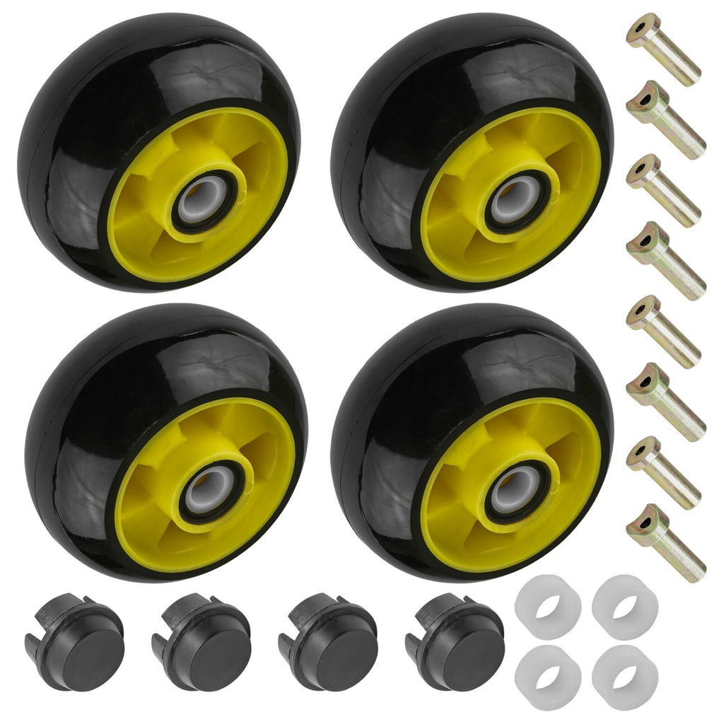 Deck Wheel Kit with Hub Replacement for John Deere 325 335 345 355D (4x) (2006–2013)