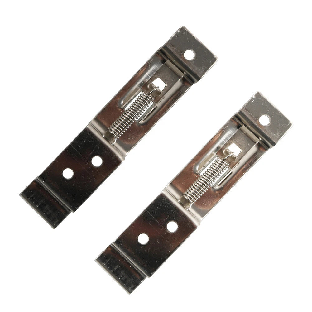 2X License Plate Frame Holder Clips for Car Trailer (Universal)