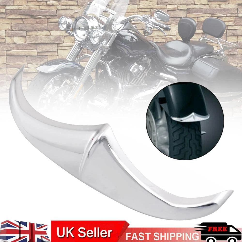 Chrome Front Fender Leading Edge Tip Trim for Harley Touring FLHX FLTR (2009–2023)
