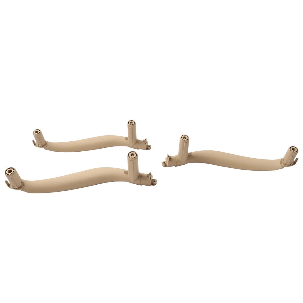 3X Interior Door Pull Handle Trim Cover Beige for BMW X5 X6 (2014–2018)