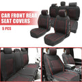 Front and Rear Seat Covers Pad Kit for Dodge Ram 1500 (2009–2023)