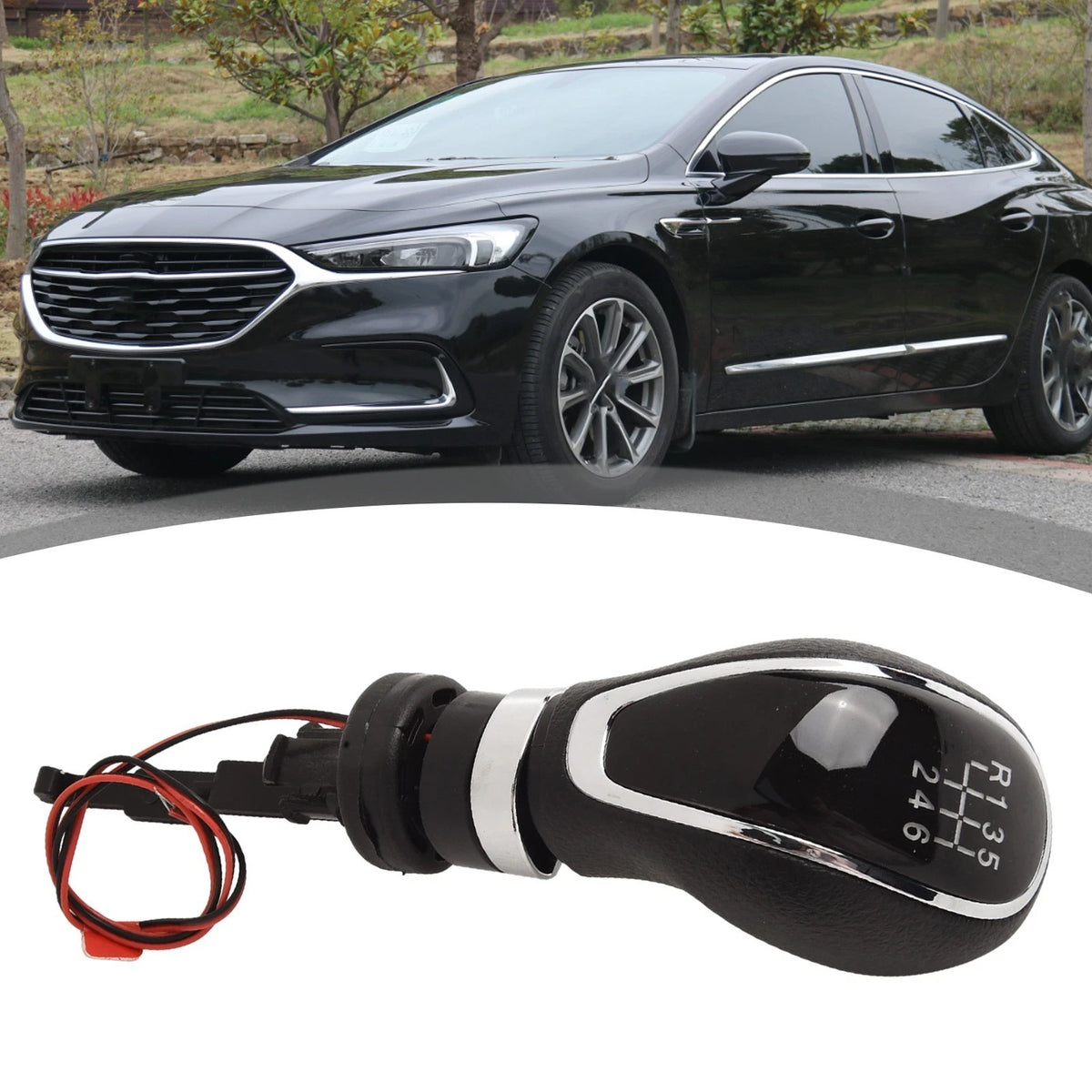 High Visibility Red LED Gear Shift Knob for For OPEL For ASTRA Drivers