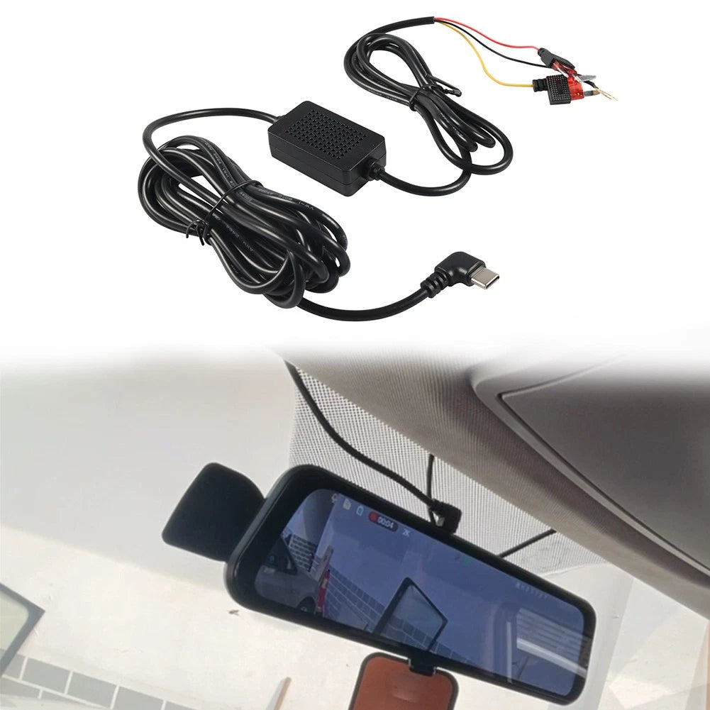 Universal Type C Hardwire Kit for Car DVR (12/24V to 5V)