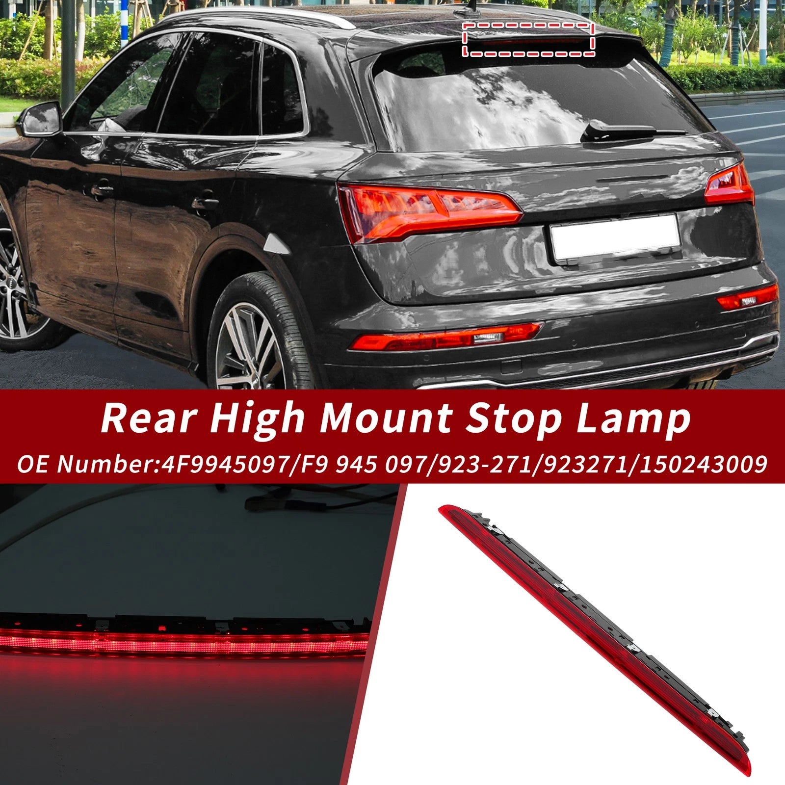 LED Third Brake Light for Audi A6 C6 Avant (2005–2011) 4F9945097