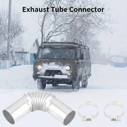 Stainless Steel Exhaust Connector Elbow Tube for Smooth Exhaust Flow