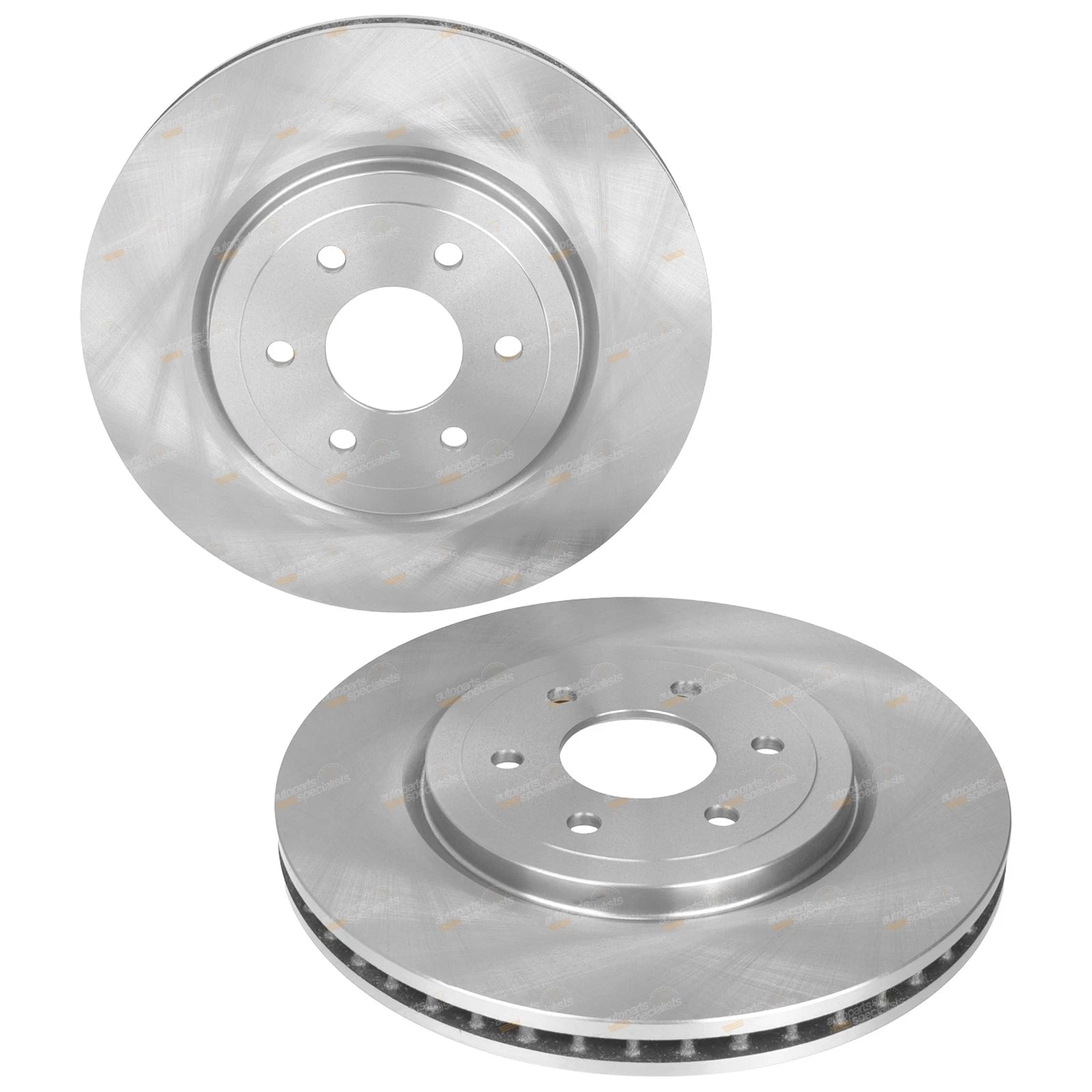 2 Front Disc Brake Rotors for R51 Pathfinder Terrano 4x4 (2005–2013)