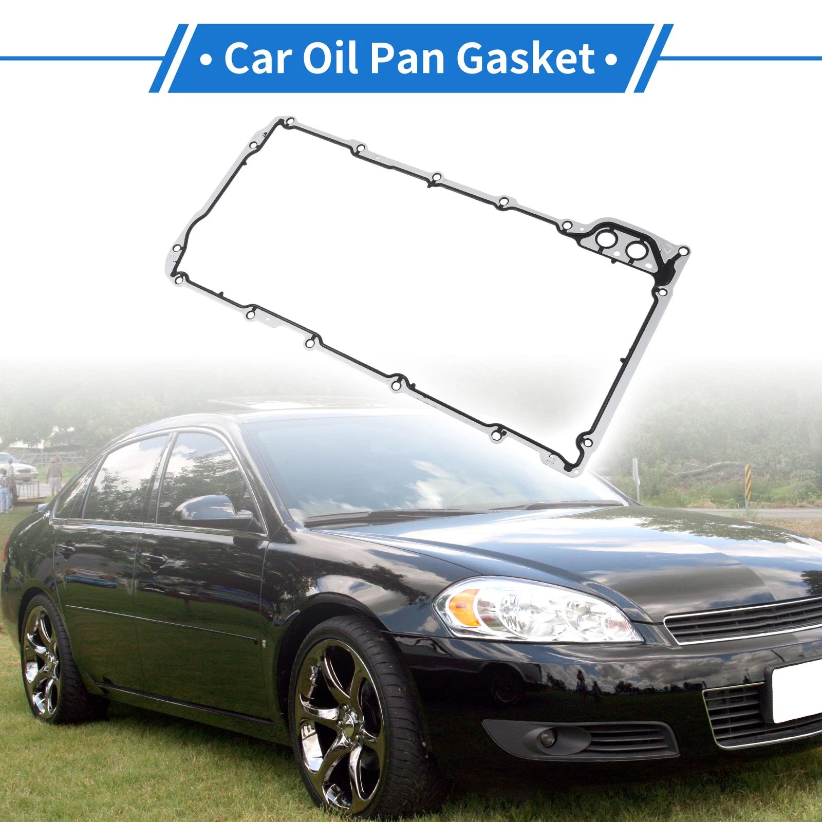 Car Oil Pan Gasket Replacement for Chevrolet Impala (2006–2009) Yukon (2003–2014)