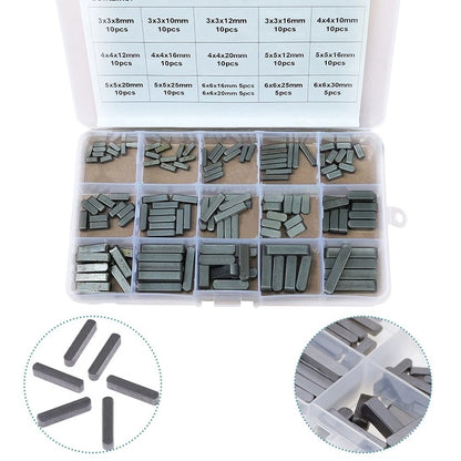 Complete Parallel Transmission Shaft Key Assortment