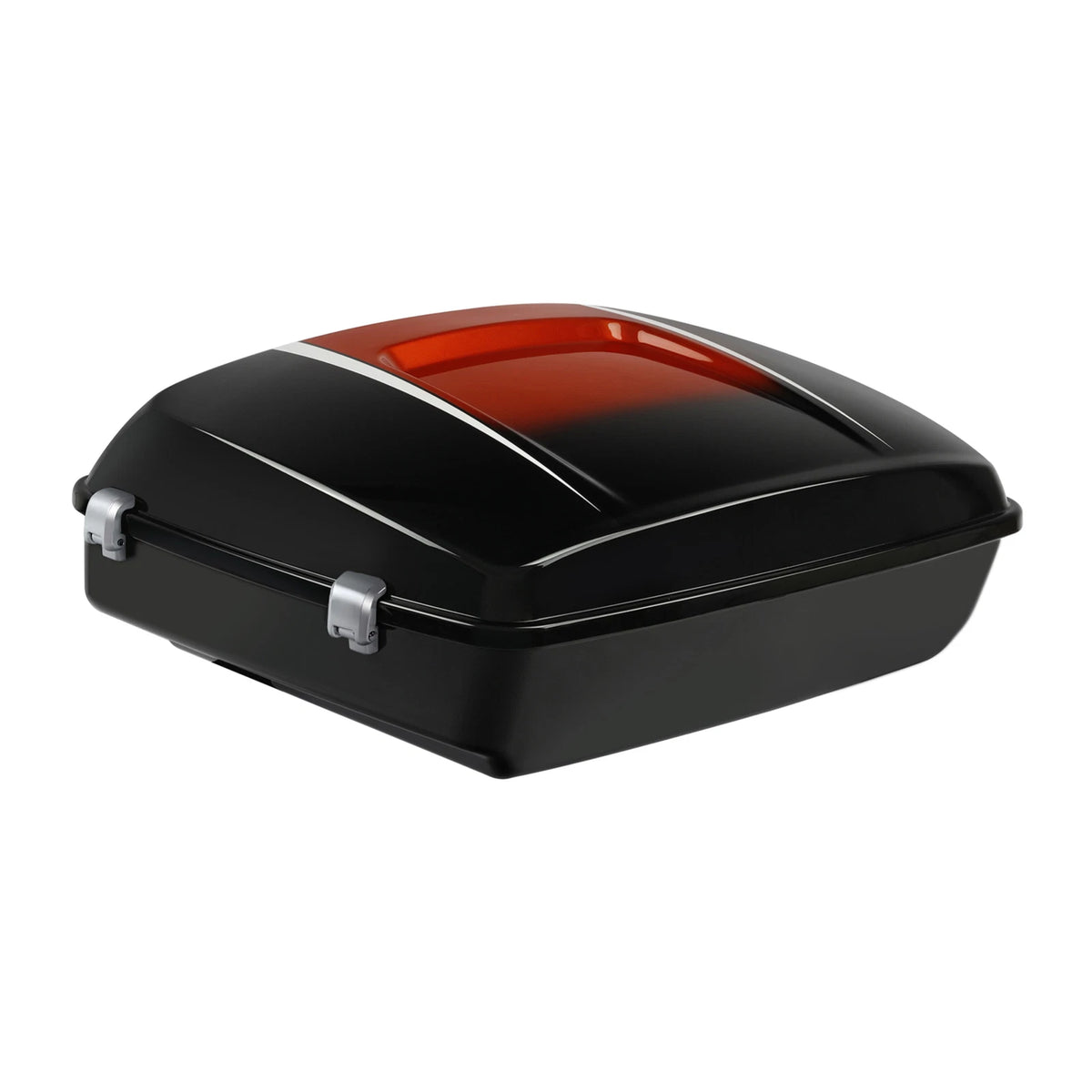 Chopped Trunk for Harley Touring (2014–2023) Sunset Orange/Black Fade