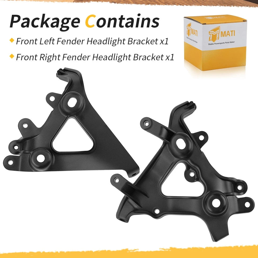 Front Headlight Mount Bracket Fender Stay for Yamaha Raptor 700 700R (2013–2025)