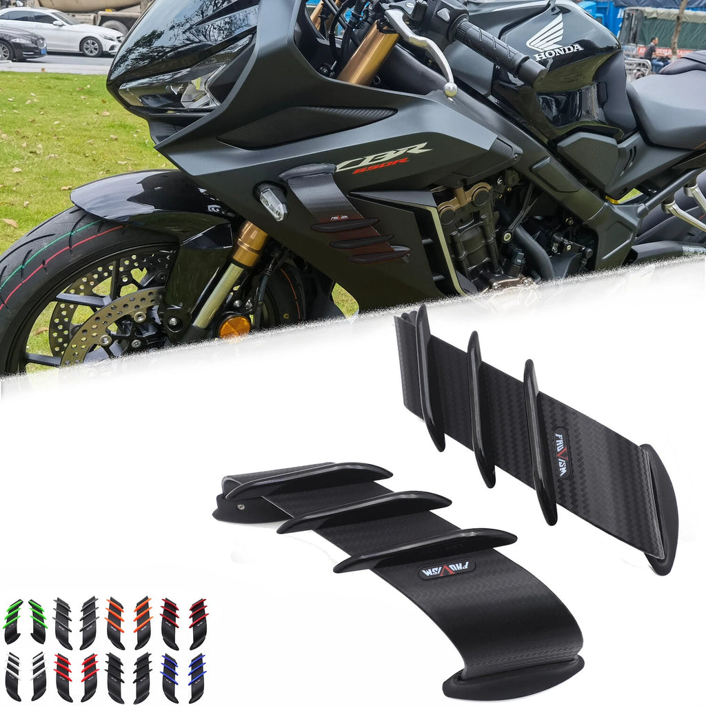 Universal Motorcycle Front Fairing Winglets Side Spoilers (All Models)