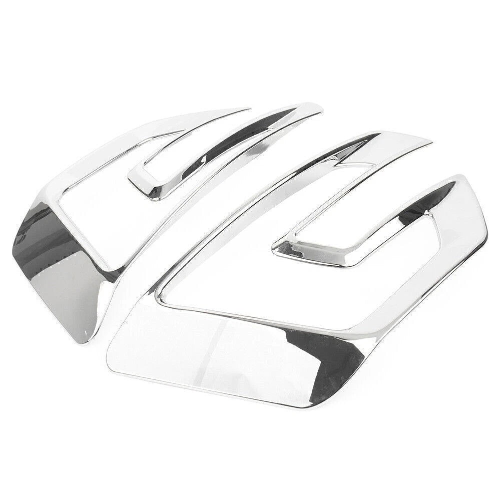 2X Front Fog Light Bezel Cover Trim Chrome for Ford Explorer Sport (2016–2017)