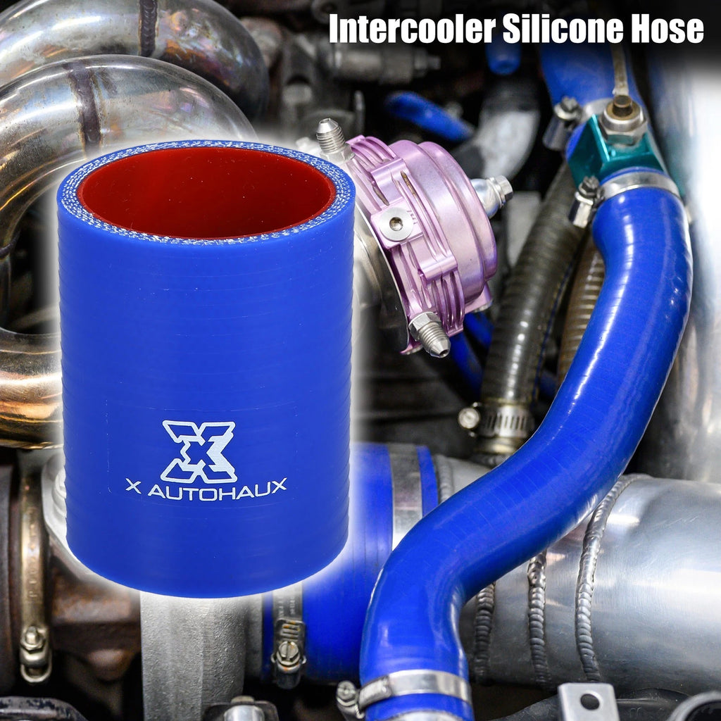 2" ID Straight Silicone Reducer Hose for Car (Intercooler, Blue)