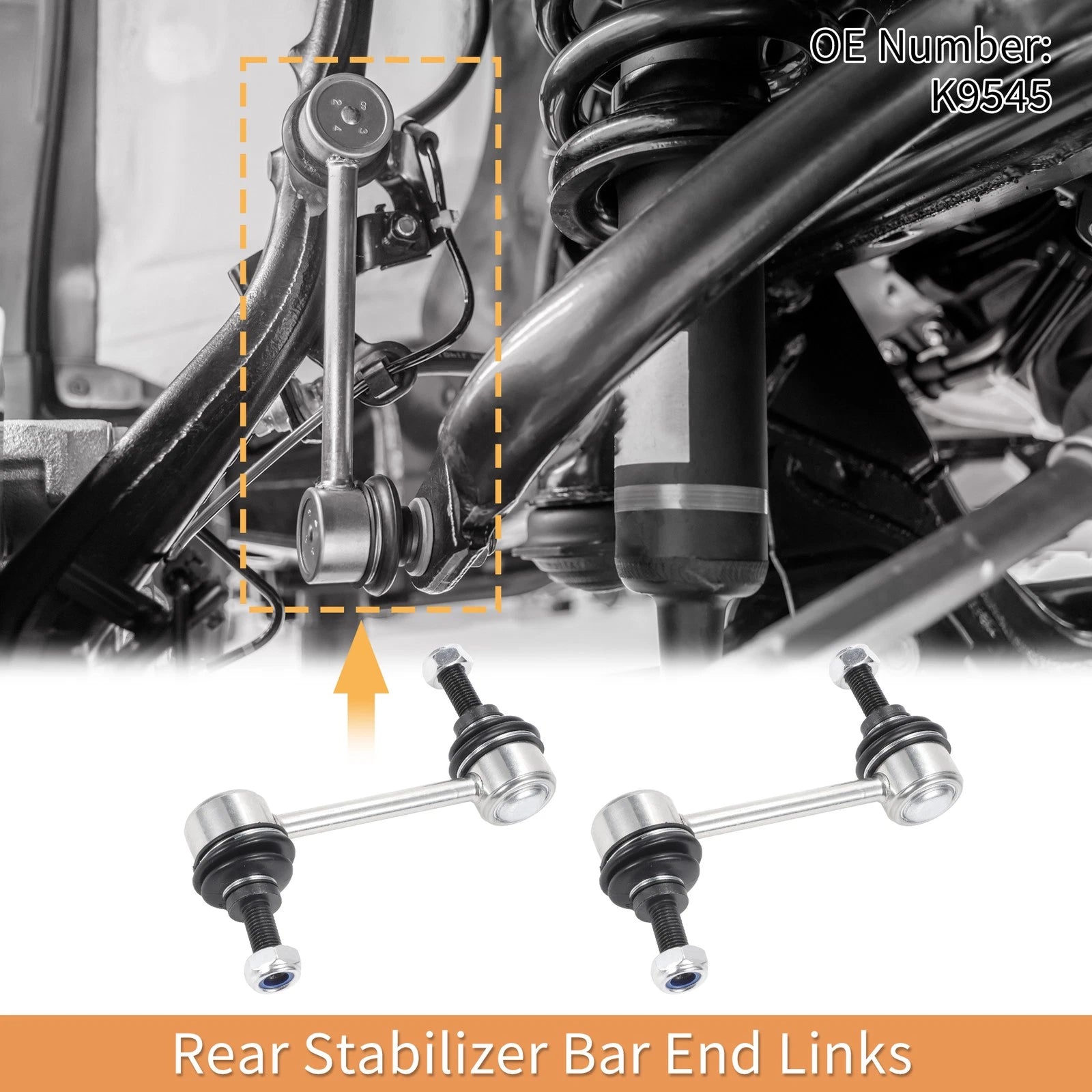 Rear Stabiliser Sway Bar Link Set for Toyota Corolla (1988–2002)