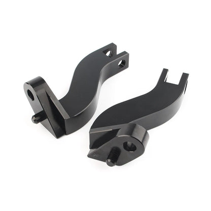 2X Passenger Rear Foot Peg Mount Kits for Harley Davidson Touring FLHT (1993–2016)