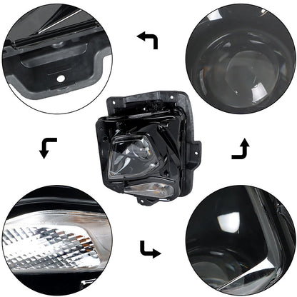 HID Headlight Headlamp for Chevy Blazer (2019–2021) Left Side Black Clear