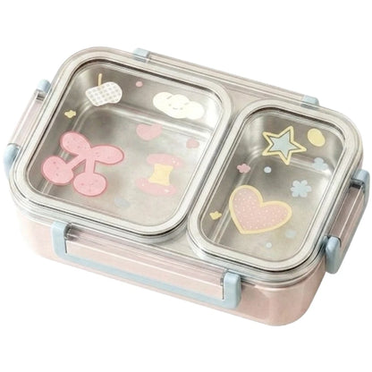 Thermal Stainless Steel Lunch Box for Work School (2 or 3 Sections)