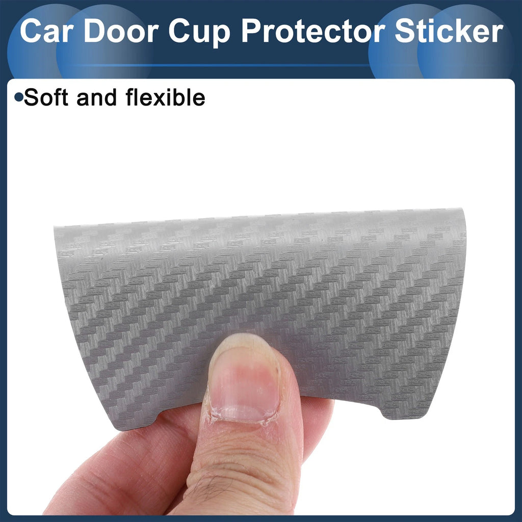 3D Car Door Handle Scratch Protector for Universal Vehicles (90x100mm)