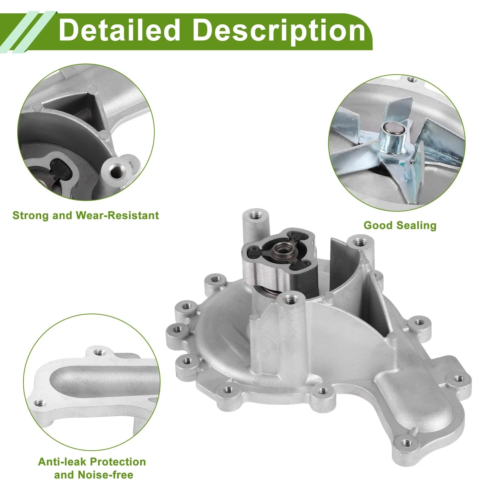 Engine Water Pump Replacement for Peugeot Boxer 2006–2024 (1201H6)