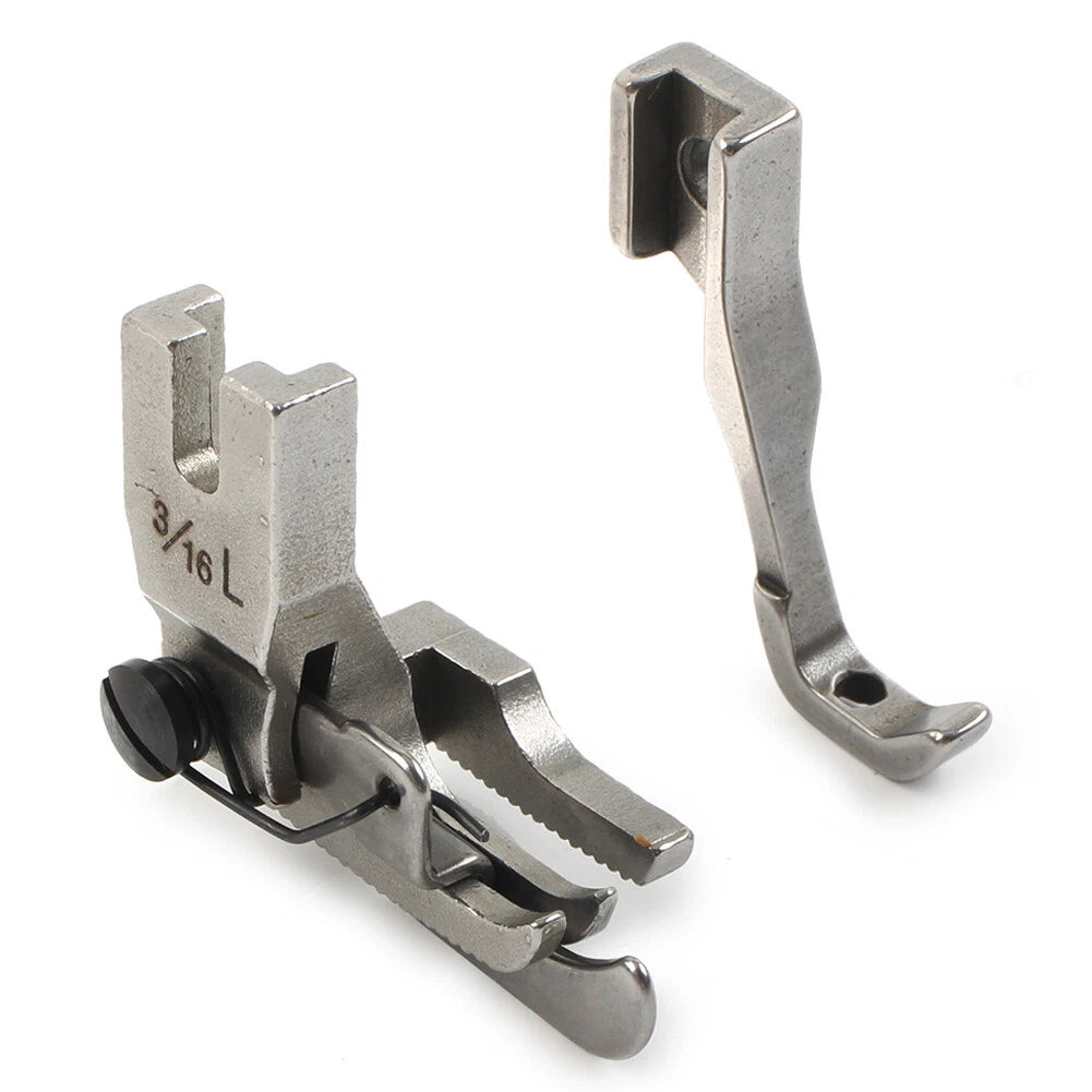 1 Set Silver Left Walking Feet With Guide Fit For CONSEW 205RB