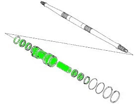 Rear Axle Bearing Carrier for Suzuki Quadracer 450 LTR450 (2006–2009)