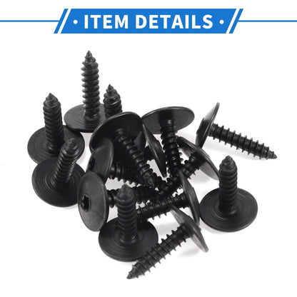 15 Pcs Fender Liner Splash Shield Bumper Cover Screw for Audi A4 (1996–2016)