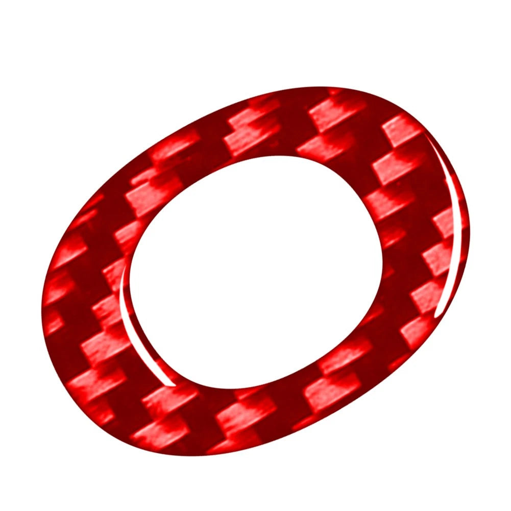 Carbon Red Door Wall Badge Emblem Decals for