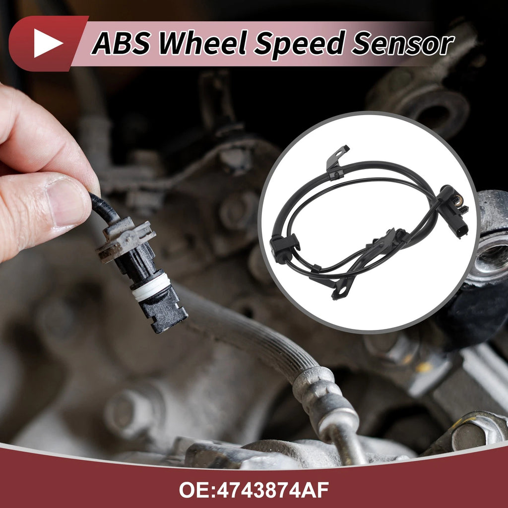 ABS Wheel Speed Sensor Rear Right Replacement for Dodge Journey (2009–2020)