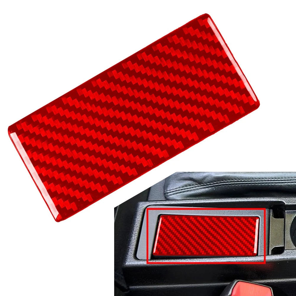 Gear Shift Panel Storage Box Cover Trim for BMW 3 Series E36 (1991–1999) Carbon Red
