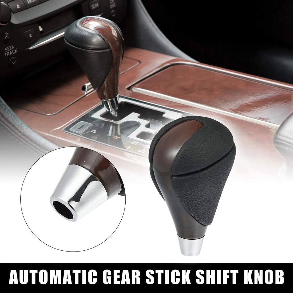 Automatic Gear Stick Shift Knob for Lexus ES350 Black Faux Leather (2007–2018)