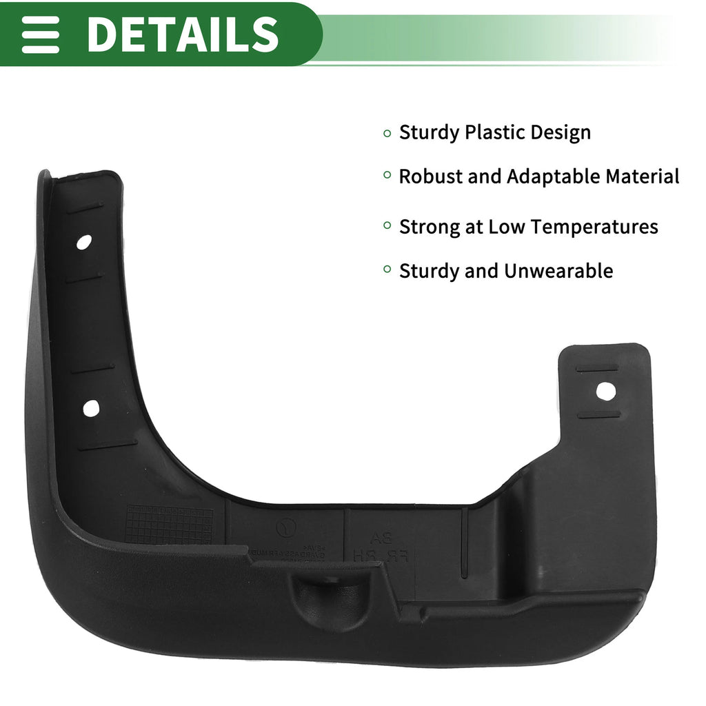 Mud Flaps Splash Guards for Hyundai i10 (2010–2015) W/ Mount Accessories