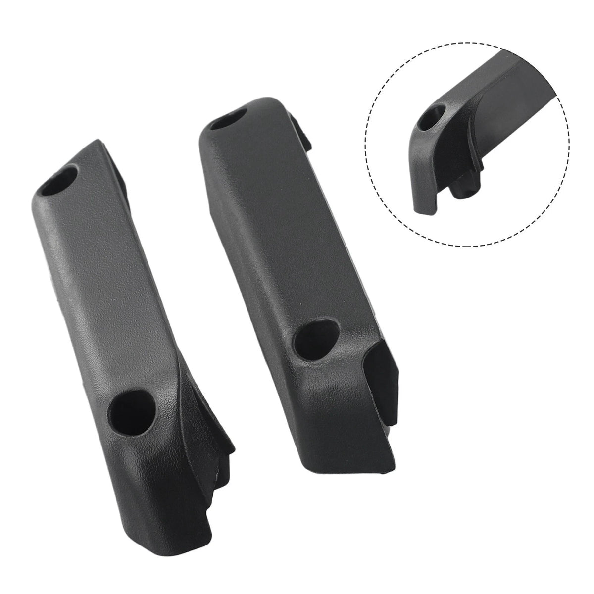 Armrest Storage Box Inner Tray for - Set of 2 ABS Black