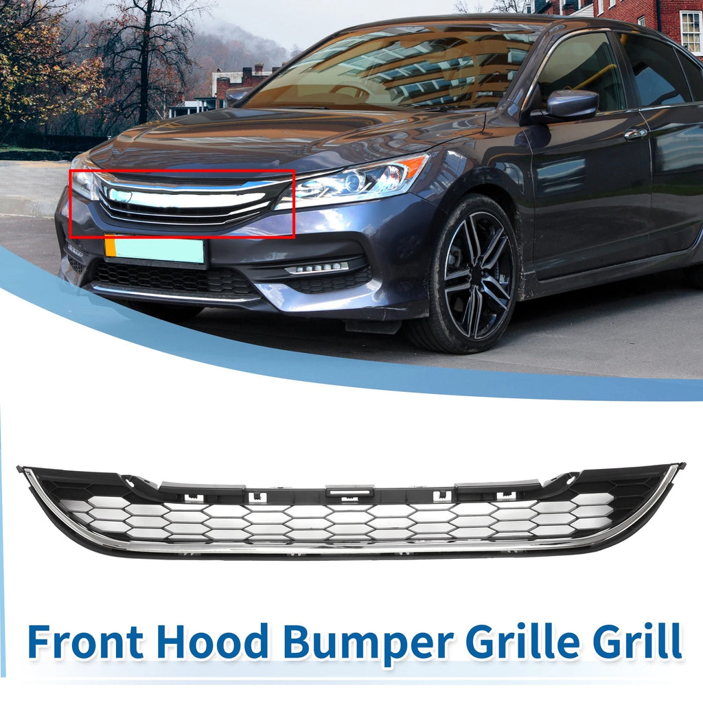 Front Lower Bumper Grille for Honda CR-V (2010–2011) Black