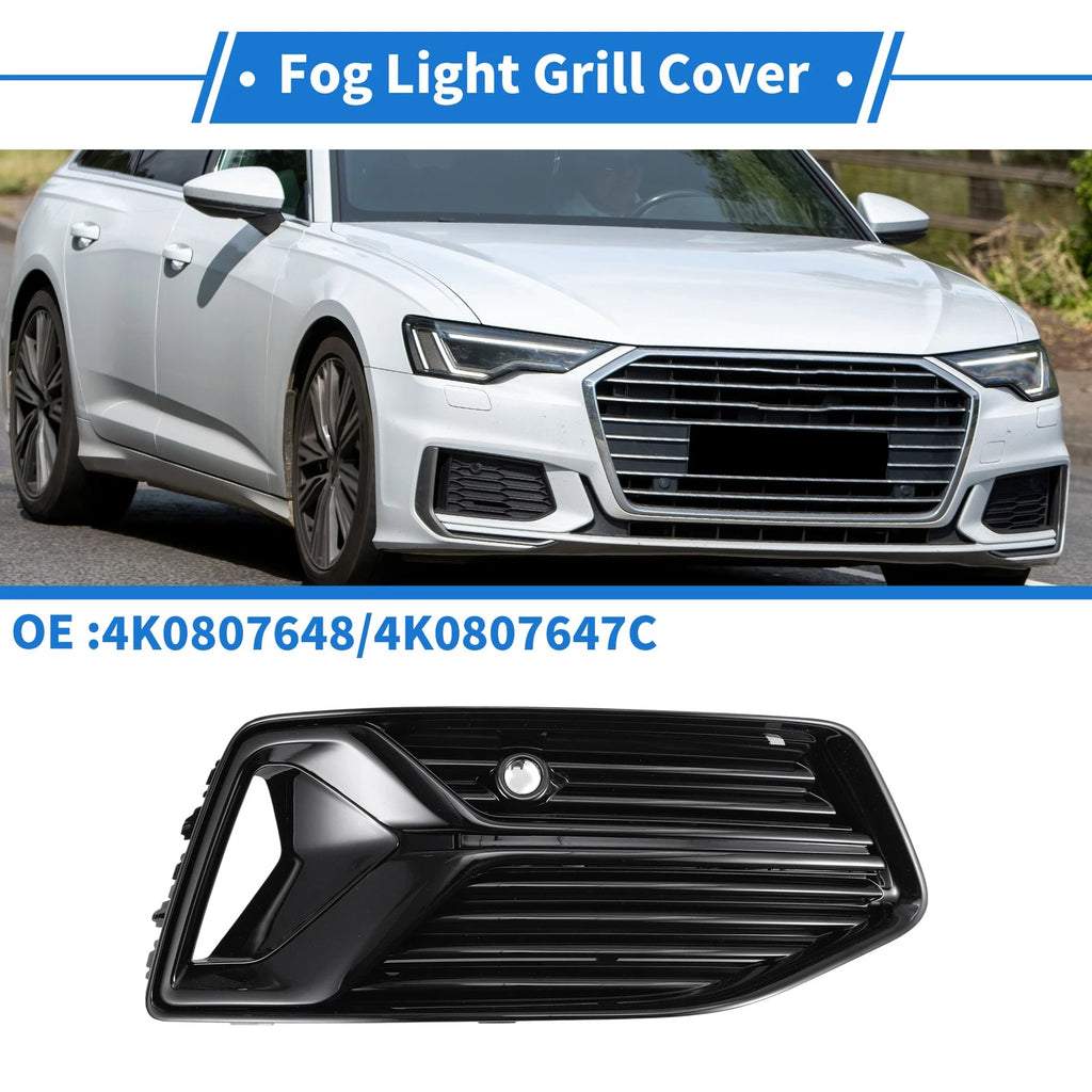 Front Right Fog Light Grill Replacement for Audi A6 (2019–2023)