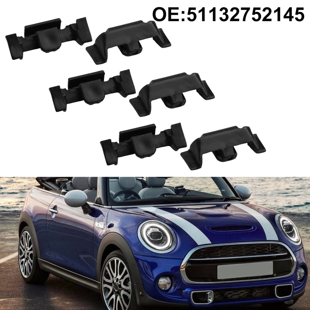 Set of 6 Headlight Trim Ring Clips for Mini Cooper (2002–2021)