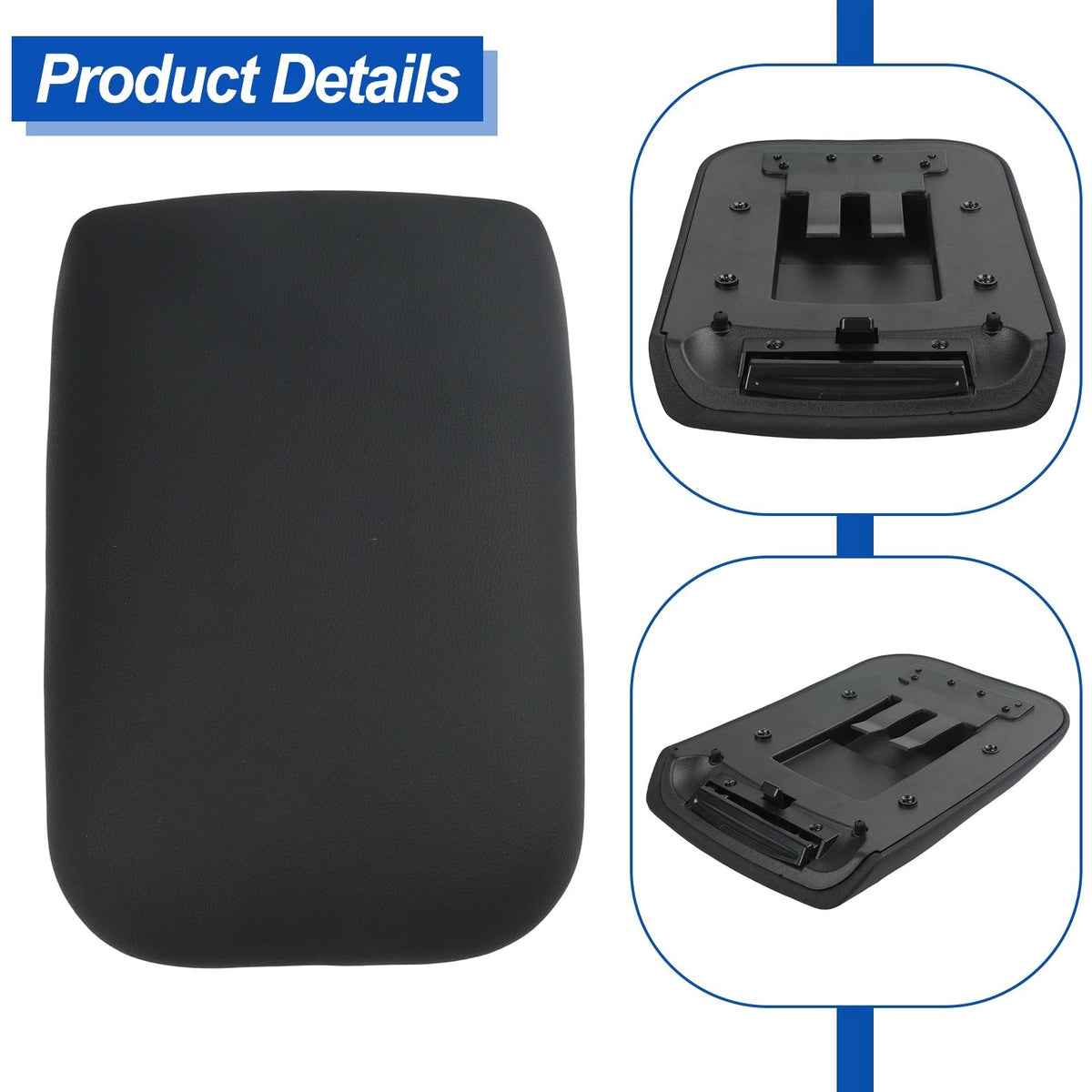 Center Console Cover Armrest Cushion for Car Interior Upgrade