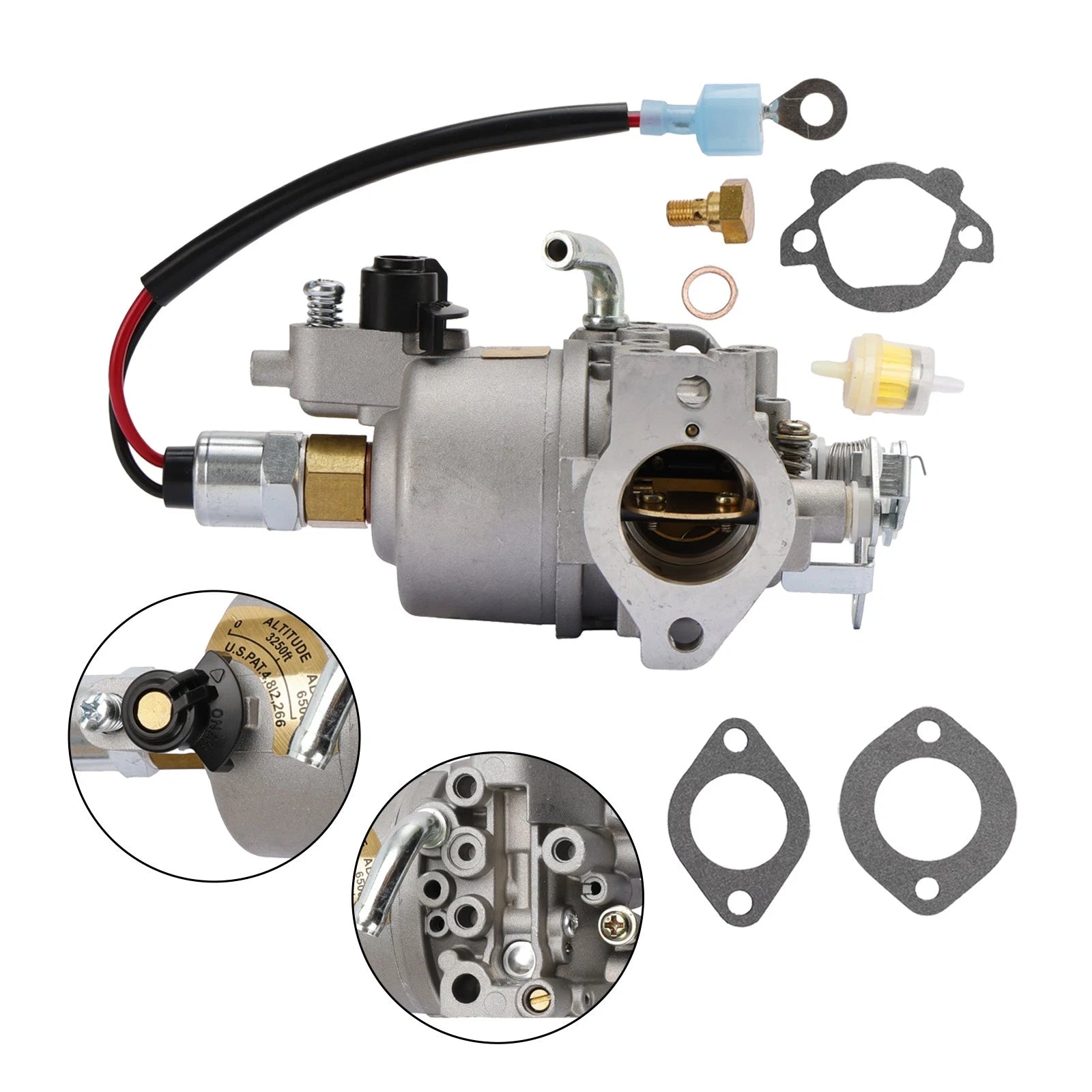 Carburetor for Onan Cummins Microquiet 4000W (A041D736, A042P619)