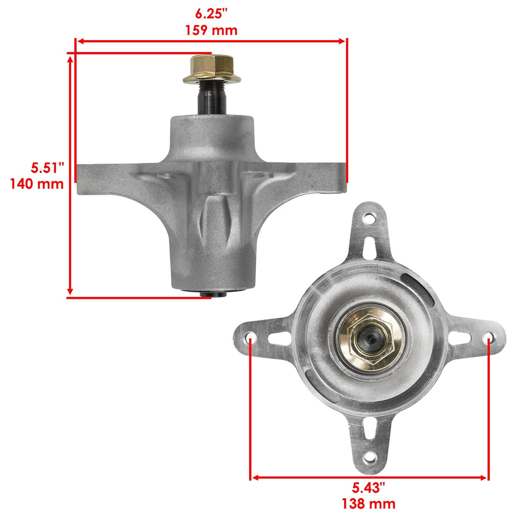Deck Spindles Heavy Duty Kit for Exmark QTS Series 50 Inch (2006–2010)