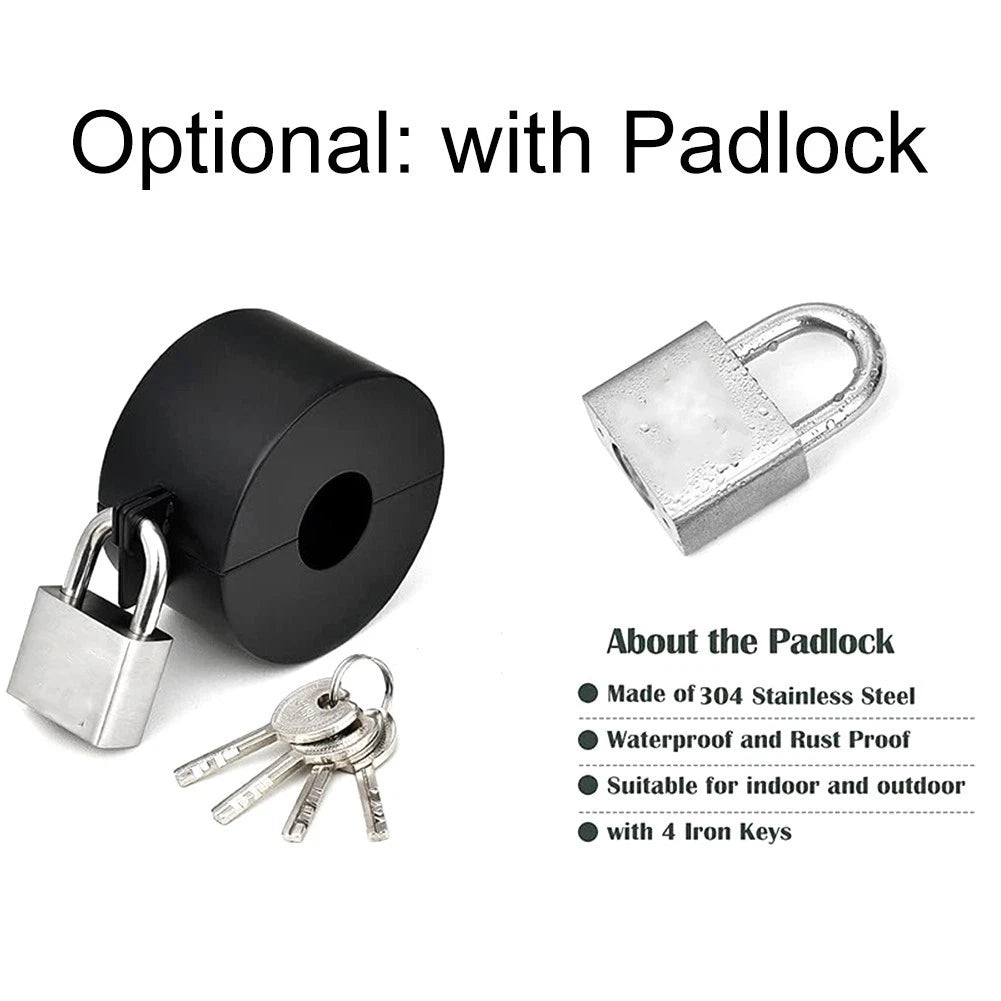 Stainless Steel Door Handle Lock and Knob Lock Out Device for Increased Safety