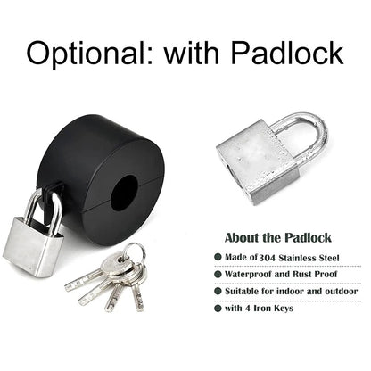 Stainless Steel Door Handle Lock and Knob Lock Out Device for Increased Safety