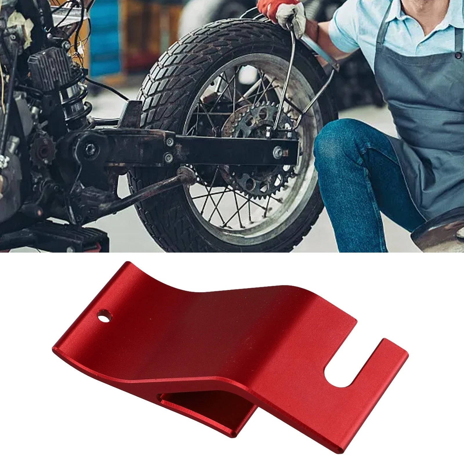 Tire Installation Tool for Motorcycle (Hook Features Holder)