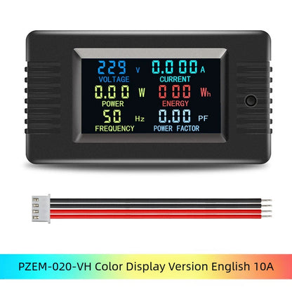 Digital Power Meter for Industrial Electrical Testing (AC 110 220V)
