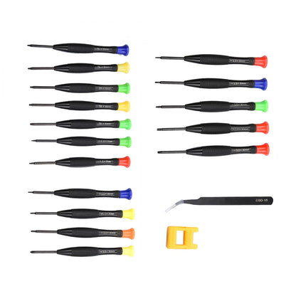 18PCS Precision Screwdriver Set with Magnetizer for Automotive Repairs