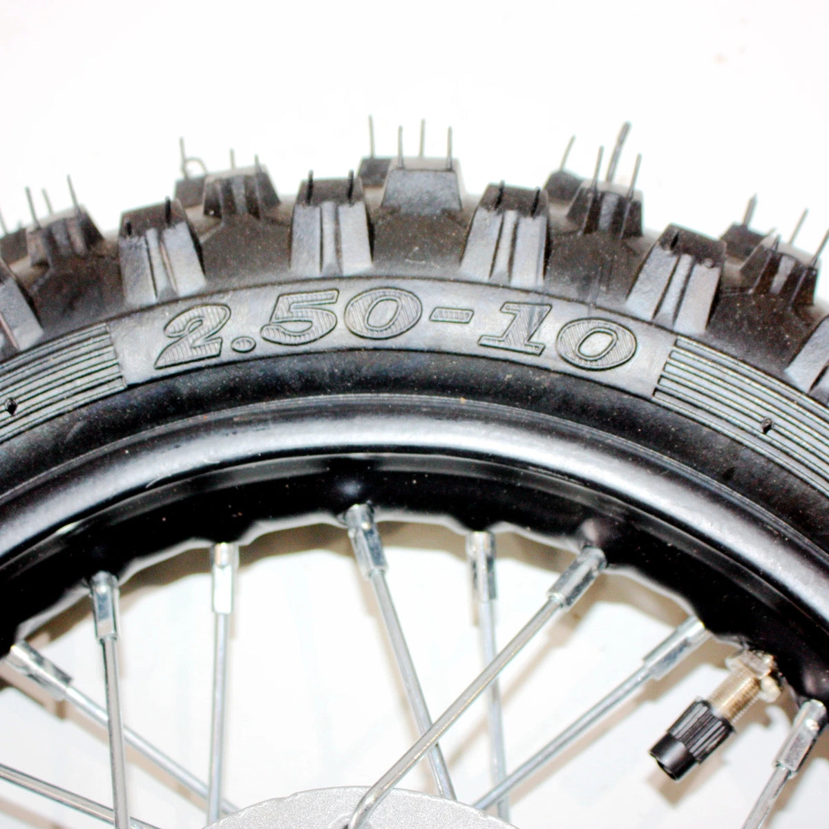 10" Front Disc Brake Wheel Rim + Tire for PIT PRO Trail Dirt Bike (2.50-10)