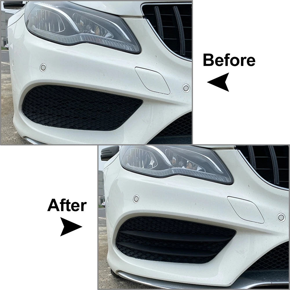 2pcs Front Bumper Fog Lamp Grille For Mercedes Benz E Class Coupe C207 2013