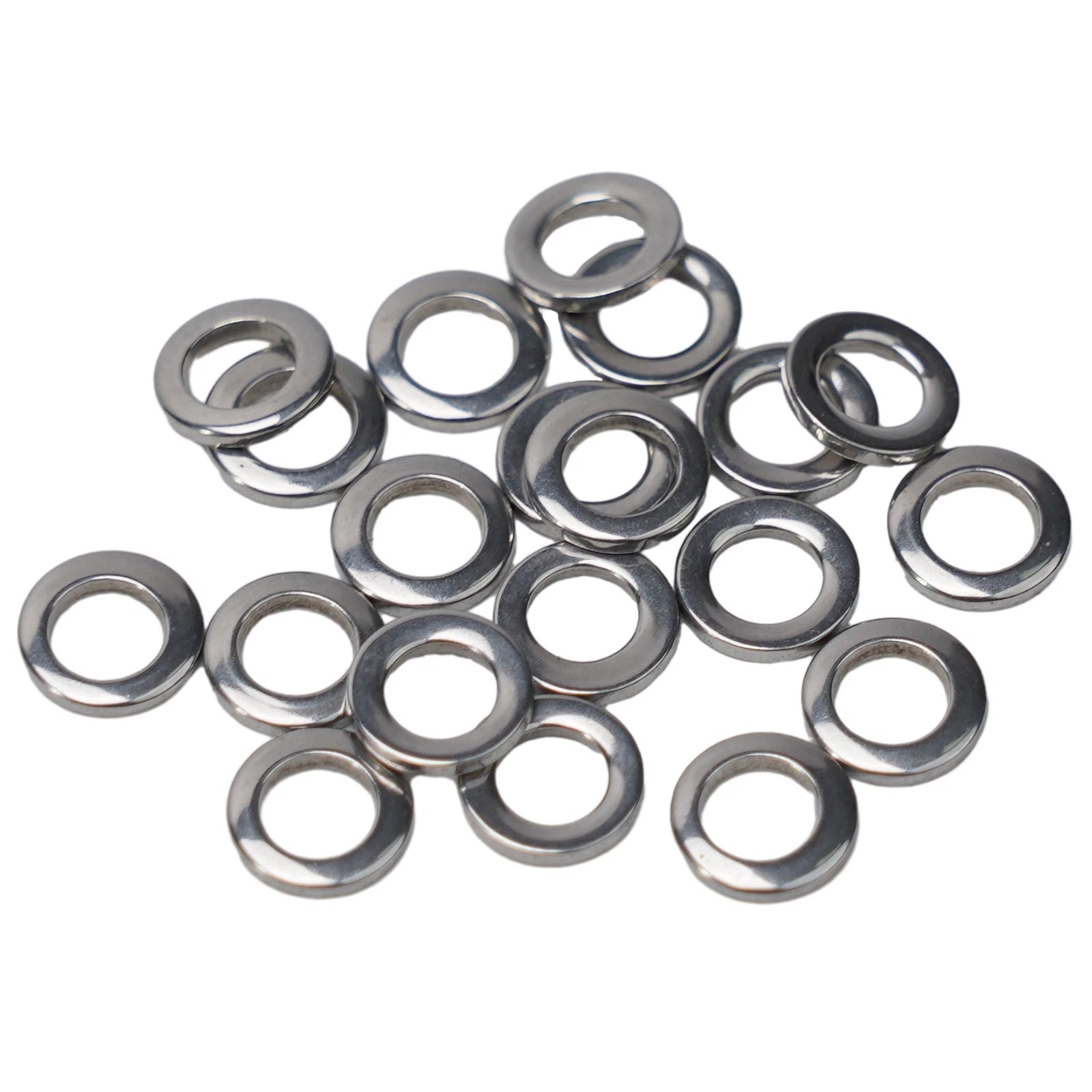 20pcs Solid Split Rings for Jig Assist Hook Connection