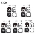 Set of 5 Carburetor Repair Kits for ZAMA RB-11 Stihl 010 011 011AV
